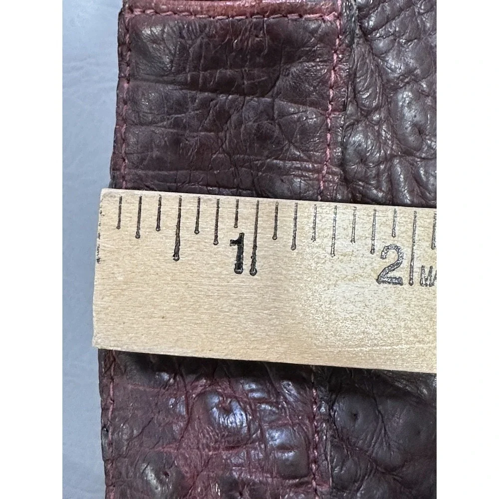 Sarien Boston Womens  Leather handbag Burgundy Vintage D. Brev‎